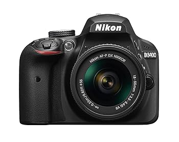 【中古】ニコン D3400 デジタル一眼レフカメラ AF-P DX NIKKOR 18-55mm f/3.5-5.6G VRレンズ ブラック 認定リファービッシュ品