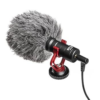 【中古】ボヤBY MM 1コンパクトカメラのショットガンのビデオマイクは、iPhoneのHuaweiスマートフォンdji