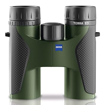 【中古】ZEISS 小型望遠鏡 Terra ED 8x32 ダハプリズム式 8倍 32差しわたし ED水晶体 手ごわい\u0026軽さ 物のみごとに雨合羽 緑であること 653498