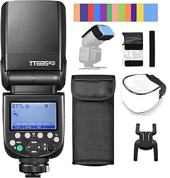 【中古】Godox正規代理GODOX TT685II-S フラッシュストロボ スピードライトSonyカメラに対応 2.4G HSS 1 / 8000S TTL GN60 330フルパワーポップ 0.1-2.6S