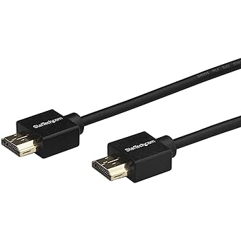 【中古】【39shop】StarTech.com★HDMI 2.0 ケーブル/2m/4K60Hz/プレミアム認証/イーサネット対応/ハイスピードHDMI/オス・オス/ブラック HDMM2MLP(非常に良い)｜アトリエ絵利奈