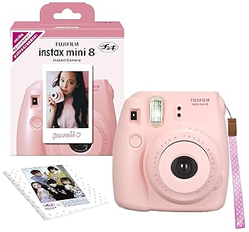 【中古】【39shop】FUJIFILM★インスタントカメラ チェキ instax mini 8 ピンク INS MINI 8 PINK N(非常に良い)｜アトリエ絵利奈