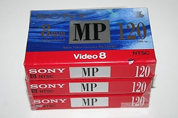 【中古】Sony 8 mmビデオカセットテープMP p6 ? 120 ? 120分 3パック