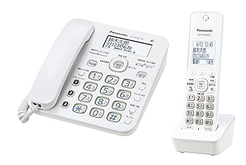 【中古】パナソニック RU・RU・RU デジタルコードレス電話機 子機1台 1.9GHz DECT準拠方式 ホワイト VE-GD32DL-W