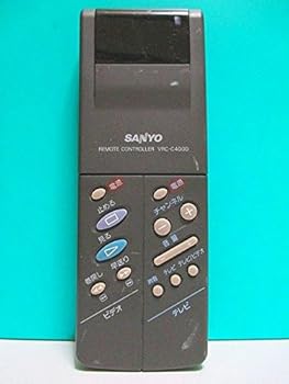 【中古】サンヨー 録画媒体遠隔操作 VRC-C400D TV・オーディオ・カメラ-アクセサリー・部品-リモコン