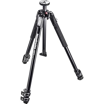 【中古】Manfrotto マンフロット カメラ 三脚 MT190X3 190X 3 Section Aluminum Tripod Black