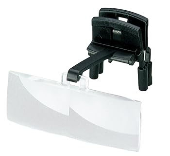 【中古】ESCHENBACHエッシェンバッハ ラボ・クリップ+レンズ2枚セット両眼レンズ 2倍/3倍 1646-213