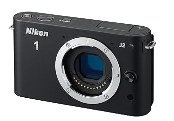 【中古】Nikon ミラーレス一眼 Nikon 1 J2 ボディー ブラック N1J2BK