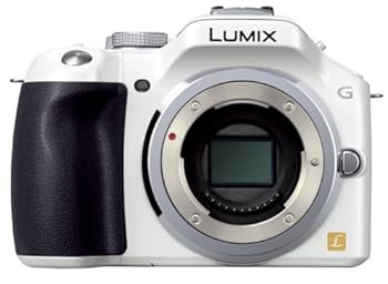 【中古】パナソニック ミラーレス一眼カメラ ルミックス G5 ボディ 1605万画素 シェルホワイト DMC-G5-W