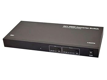 【中古】【39shop】Monoprice★108146 5X1 HDMI変換スイッチ - HDMI DVI トスリンク + 同軸 + R/L ステレオオーディオ(良い)|アトリエ絵利奈