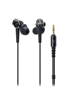【中古】【39shop】audio-technica★SOLID BASSのカナル型イヤホンブラックATH-CKS1000 ブラック(良い)|アトリエ絵利奈