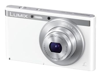 【中古】パナソニック デジタル写真機 ルミックス XS1 光学5倍白いこと DMC-XS1-WA