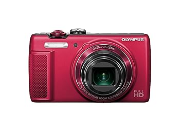 【中古】OLYMPUS デジタル写真機 SH-21 赤いこと 1600万絵素 CMOS 光学12.5倍望遠レンズ 広角24粍 タッチパネル 盛りだくさん固定ディスク画像 SH-21 RED