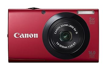 【中古】Canon デジタルカメラ PowerShot A3400IS レッド 光学5倍ズーム タッチパネル PSA3400ISRE