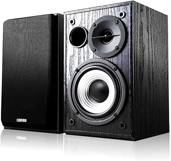 【中古】Edifier R980T 活動的 ブックシェルフ 金棒引き 取り合わせ, 2.0 アンプリファイアー内蔵 電子計算機金棒引き-パワードスタジオモニタースピーカー