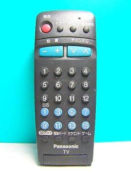 【中古】パナソニック テレビ受像機遠隔操作 TNQE066