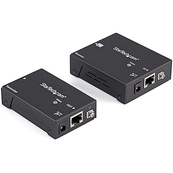 【中古】StarTech.com HDBaseT相応うHDMIエクステンダー/種族5e \u0026 種族6パワーオーバーケーブル相応うHDMI取りひろげる器/4K UHD解像力/最大限度100m ST121HDBTPW