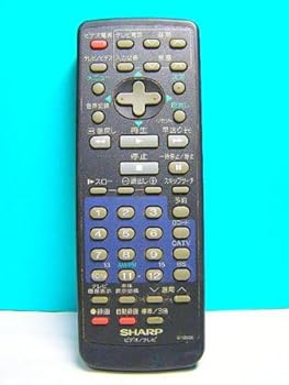 【中古】SHARP シャープ ビデオ・テレビ用リモコン G1125GE