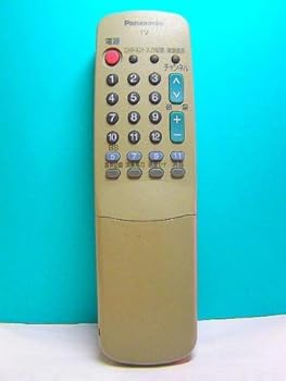 【中古】パナソニック テレビ受像機遠隔操作 EUR51982