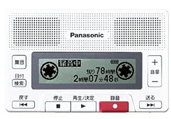 【中古】パナソニック 集積回路リコーダー RR-CS300-W 白いこと