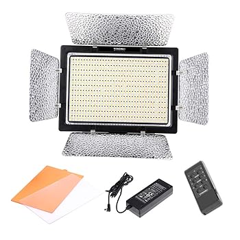 【中古】Yongnuo YN-900 LED映像媒体点火装置900球のLEDを積み上げる 写真機\u0026テレビカメラ用 ACワット数アダプタ, 3200K/5500K
