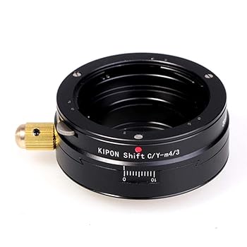 【中古】【39shop】KIPON★コンタックス・ヤシカマウントレンズ - マイクロフォーサーズマウントアダプター アオリシフト機構搭載 SHIFT C/Y-m4/3(非常に良い)|アトリエ絵利奈