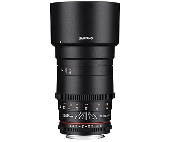 【中古】SAMYANG 映像用単興味の中心中望遠水晶体 VDSLR 135粍 T2.2 ニコンF用 フルサイズ相応う 883942