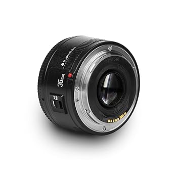 【中古】YONGNUO YN35粍 F2水晶体 1:2 AF/MF 広角くっ付ける/プライムオートフォーカスレンズ Canon EFマウント EOS写真器用