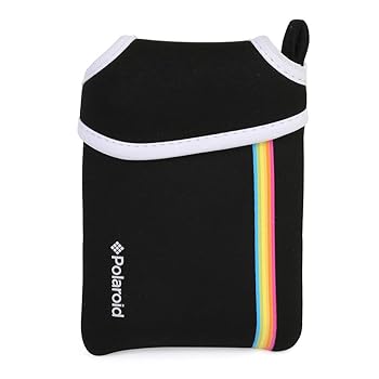 【中古】Polaroid ポラロイドZIP 可動性/携帯型印刷人用 ネオプレーン製 合財袋 黒いこと TV・オーディオ・カメラ-その他