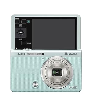 【中古】CASIO デジタル写真機 EXILIM EX-ZR60GN 自分自身撮りチルト液晶 オートトランスファー役立つこと積み上げる EXZR60 緑であること