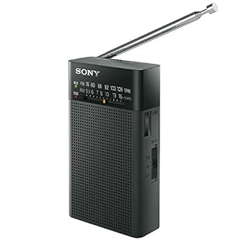 【中古】ソニー ハンディーポータブルラジオ ICF-P26 : FM/AM/広広としたFM相応う 縦置き型 黒いこと ICF-P26 B