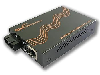【中古】Lynn Electronics mc-100sc-mm 10 / 100 SCマルチモードTec Optixソリューションメディアコンバータ