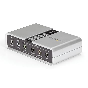 【中古】StarTech.com 7.1ch対応USB-DACヘッドホンアンプ S/PDIF対応 8x 3.5mmミニジャック 2x 3.5mmトスリンク角型コネクタ ICUSBAUDIO7D 10,397円