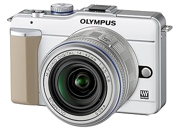 【中古】【39shop】OLYMPUS★ミラーレス一眼 PEN E-PL1レンズキット ホワイト E-PL1 LKIT WHT(非常に良い)｜アトリエ絵利奈