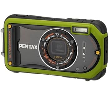 【中古】【39shop】PENTAX★防水デジタルカメラ Optio W90 ピスタチオグリーン OPTIOW90PG(非常に良い)|アトリエ絵利奈