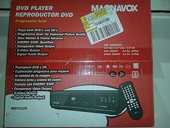 【中古】Magnavox Mdv2100/f7 Dvd Player W/progessive Scan Zoom Slow Motion Search by Funai