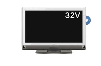 【中古】シャープ 32V型 液晶 テレビ AQUOS LC-32DX3-W ハイビジョン ブルーレイレコーダー内蔵 2010年モデル