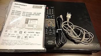 【中古】シャープ 500GB 1チューナー ブルーレイレコーダー AQUOS BD-HDS55