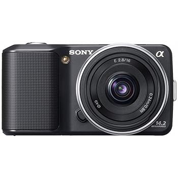 【中古】ソニー ミラーレス一眼α NEX-3 薄型広角レンズキット ブラック NEX-3A/B