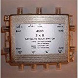 【中古】Philmore Satellite multi-switch、3インプットX 8最終生産物: 4688