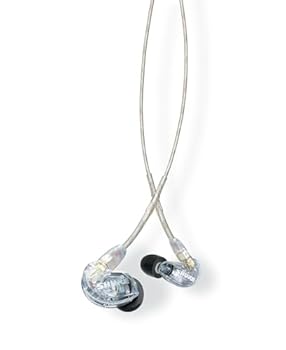 【中古】並行輸入品 SHURE イヤホン SEシリーズ SE215 カナル型 高遮音性 クリアー SE215-CL-J
