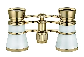 【中古】ESCHENBACH オペラグラス スワン 倍率3倍 25口径 シャイニースノー 4443-1