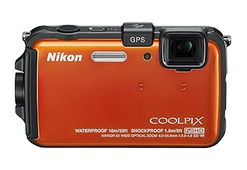 【中古】Nikon デジタル写真機 COOLPIX クールピクス AW100 太陽の光オレンジ色 AW100OR