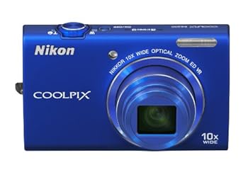 【中古】【39shop】Nikon★デジタルカメラ COOLPIX クールピクス S6200 オーシャンブルー S6200BL(非常に良い)|アトリエ絵利奈