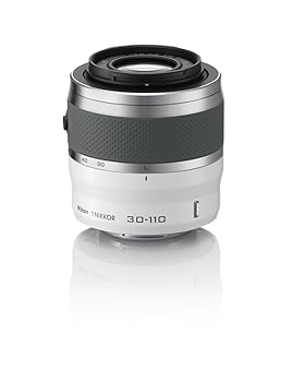 【中古】Nikon 望遠望遠レンズ 1 NIKKOR VR 30-110粍 f/3.8-5.6 白いこと ニコンCX初期化専用 TV・オーディオ・カメラ-カメラ用交換レンズ-カメラ・ビデオカメラ・光学機器