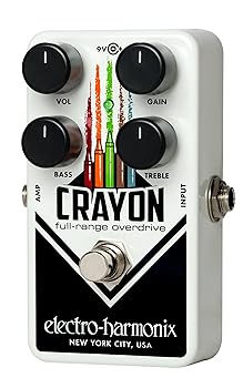 【中古】electro-harmonix エレクトロハーモニクス エフェクター オーバードライブ Crayon 01 シャーシ黒 国内正規品