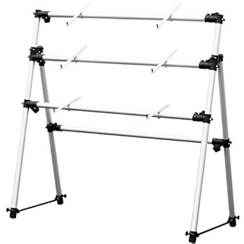 【中古】キクタニ キーボードスタンド アルミ製 3段 耐荷重:各段各15Kg 総重量 40Kg迄 KS-3S シルバー