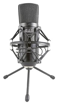 【中古】CAD AUDIO プレミアム USB ラージダイアフラム単一指向性コンデンサーマイクロフォン w/トライポットスタンド, 10フィートUSB ケーブル GXL2600U