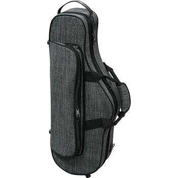【中古】キクタニ リュックタイプにもなる アルトサックス 軽量ケース ツイード生地 AS-Tweed グレイ 21,795円