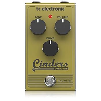 【中古】tc electronic アナログオーバードライブペダル アナログ回路 ピッキングニュアンス応答 チューブライクサウンド CINDERS OVERDRIVE YELLOW
